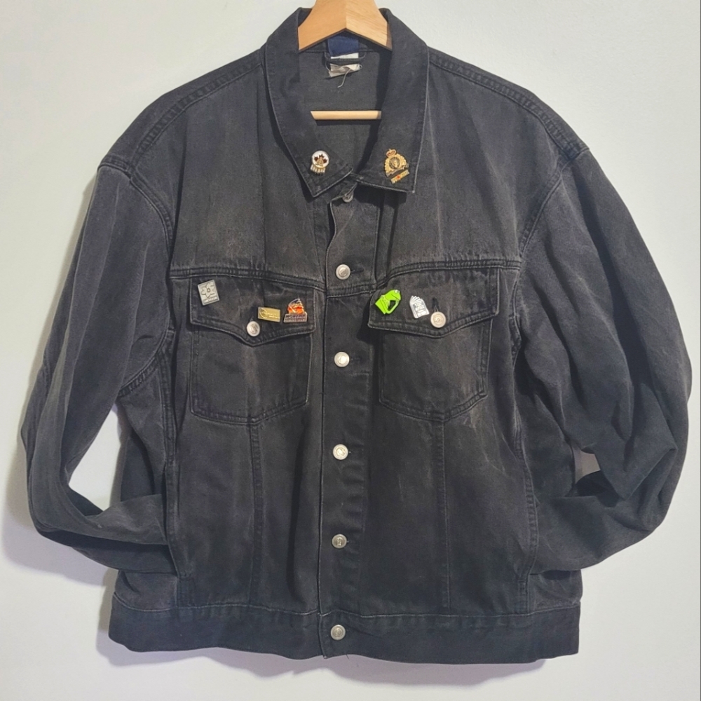Vintage Saugatuck Dry Goods Denim Jacket Size XL